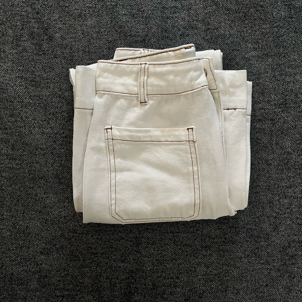 DISSH Sutton Cream Turnback Hem Jean - Picture 7 of 7
